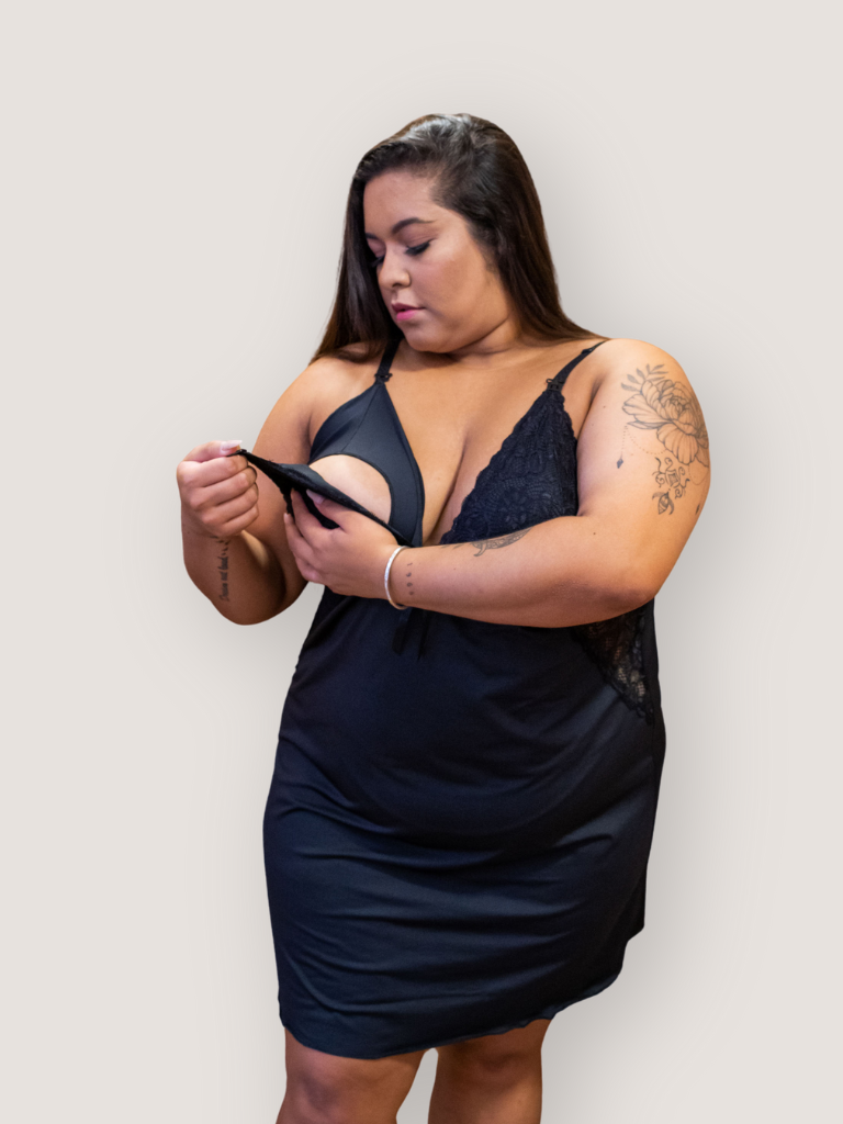 Camisola Plus Size Amamentação Helena